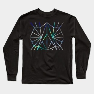 Solo Blue Metallic Long Sleeve T-Shirt